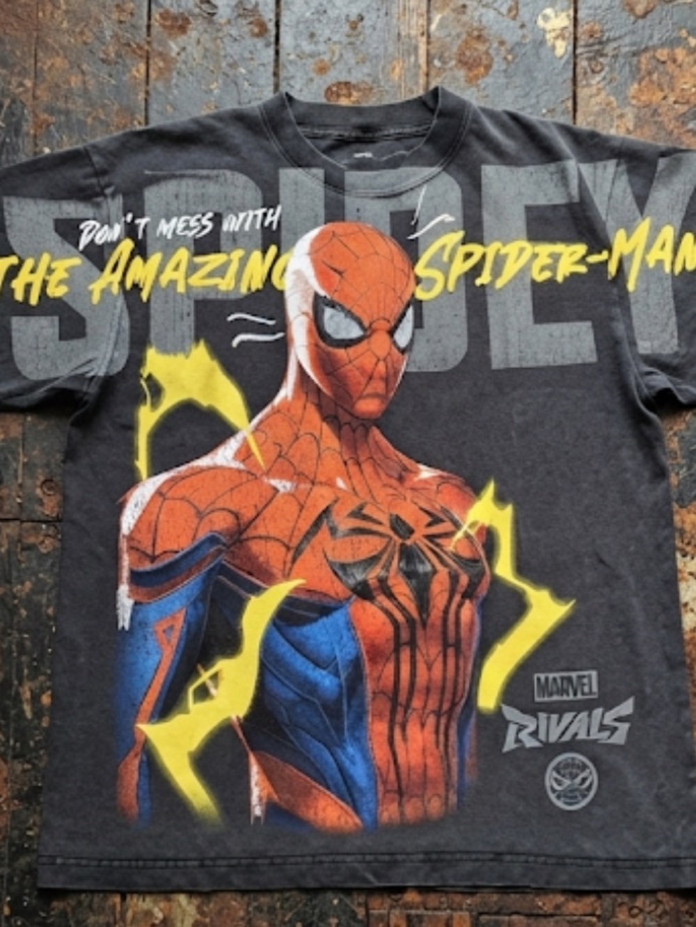 Spidermam AOP Shirt Men’s size Medium